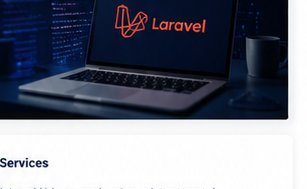 Laravel development on laptop