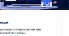 Illustration of web development and digital services